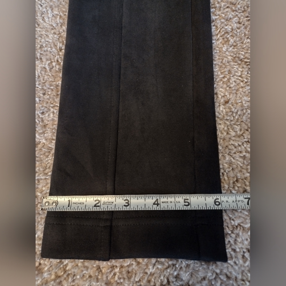 Andrew Marc Faux Suede Micro suede Pants Women's Medium - Picture 7 of 8